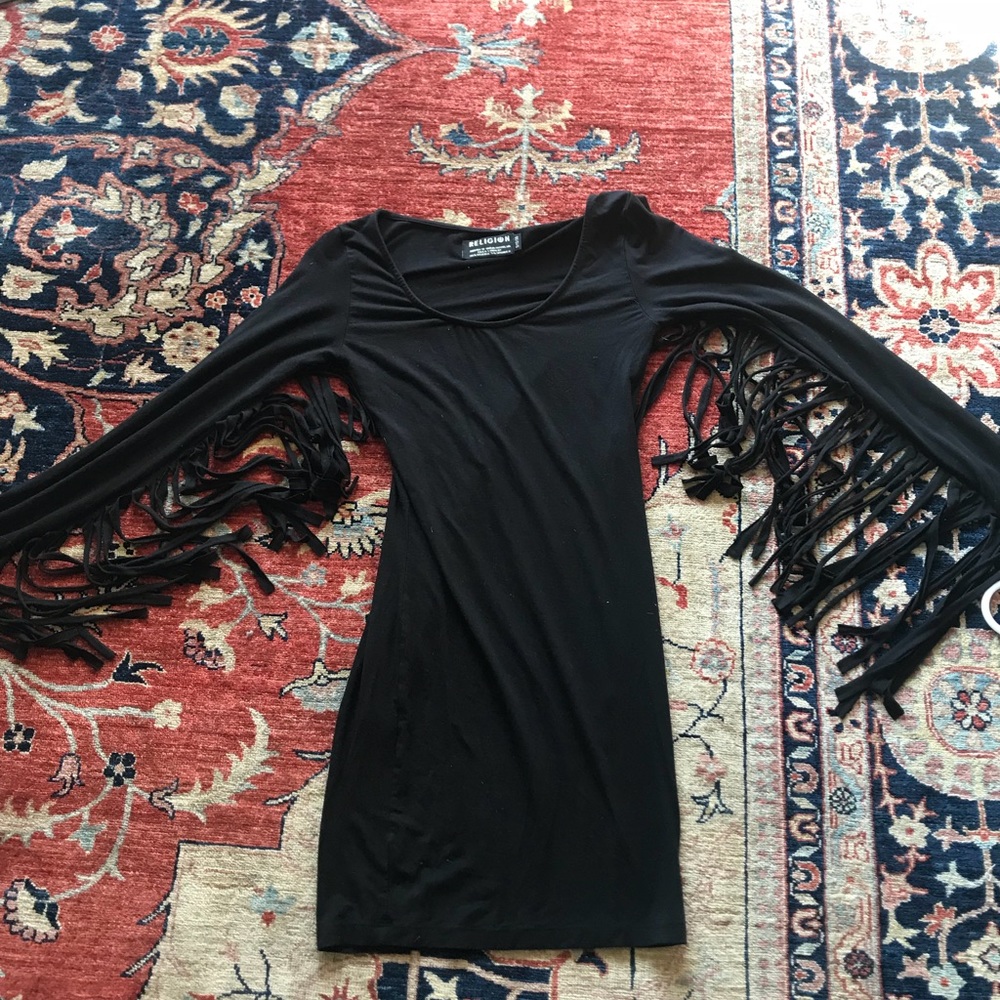 Religion body con with fringe